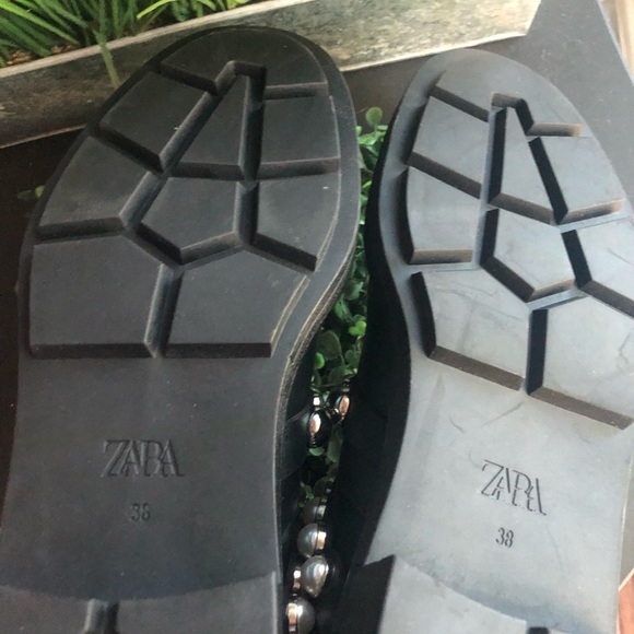 ZARA - Leather Ankle Boots NWT - Picture 4 of 6